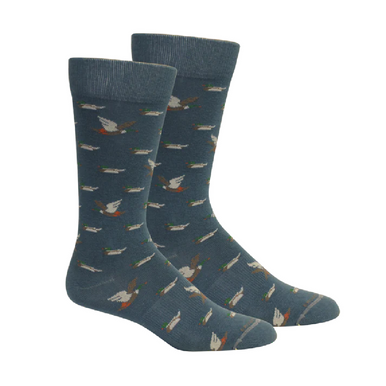 Brown Dog Belhaven Bluestone Socks Premium Southern Crew Socks