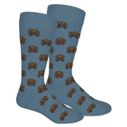 Brown Dog Socks Boykin Tot Crew - Bluestone