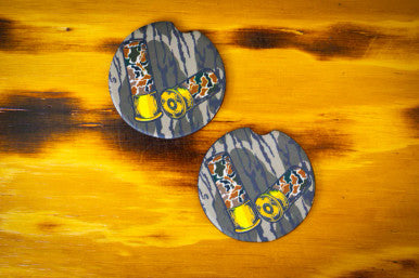 Scent South Shotgun Shells Car Coasters