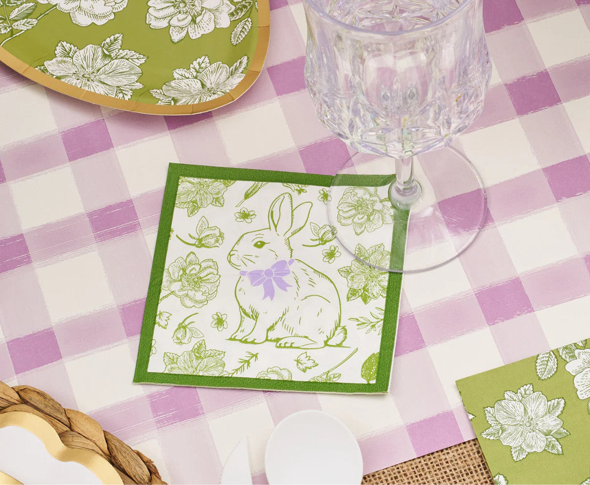 Sophistiplate Easter Toile Cocktail Napkins - 26pk