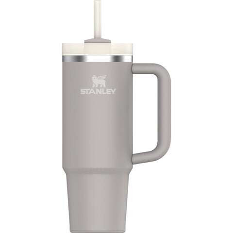 Stanley The Quencher H2.0 FlowState 30 oz Double-wall Vacuum Ash BPA Free Insulated Tumbler Ash