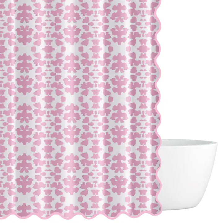Laura Park Chintz Pink Shower Curtain