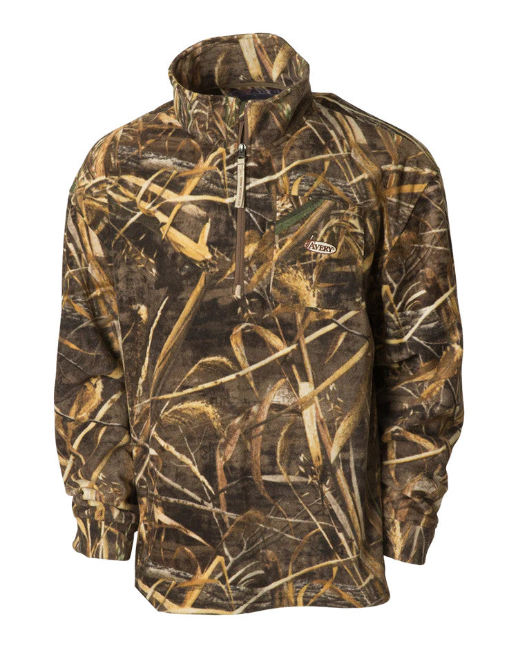 Avery Originals Tec Fleece Midweight 1/4 Zip Pullover - Realtree Max-7