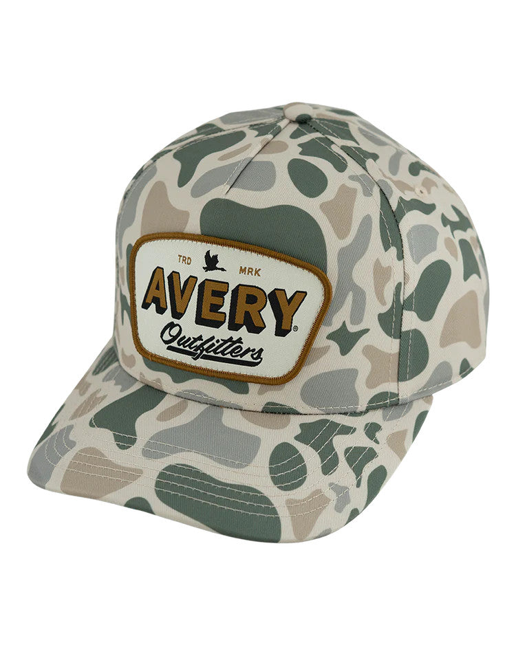 Avery Men's Duck Camo Patch Hat - Khaki