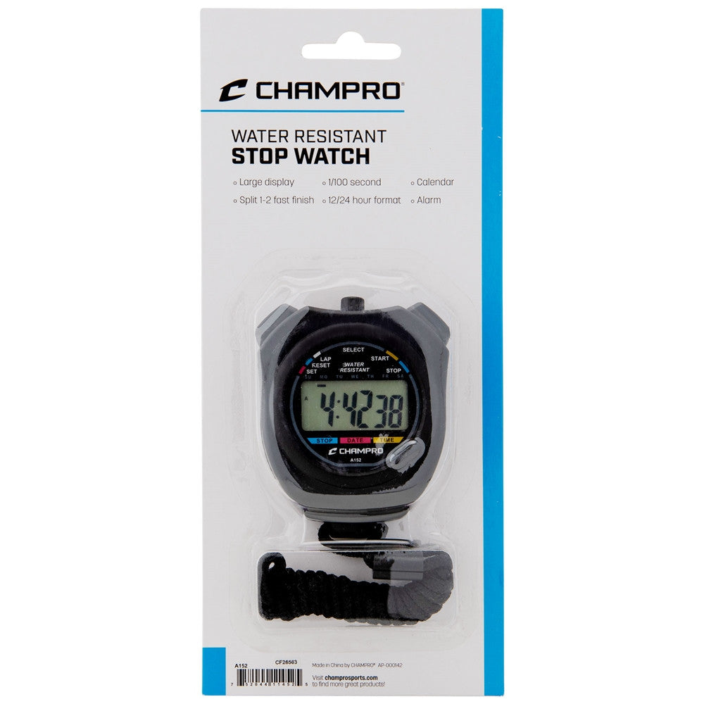 Champro Water Resistant Stop Watch