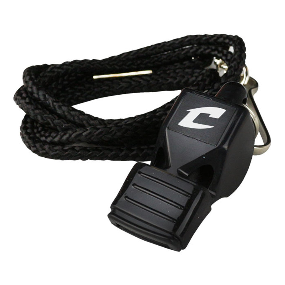Champro Officials' Whistle w/Lanyard & Mouth Cushion