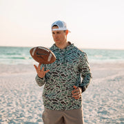 Burlebo Men's Performance Hoodie - Retro Duck Camo