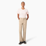 Dickies Women's Super Flex Bootcut Work Pants - Desert Sand