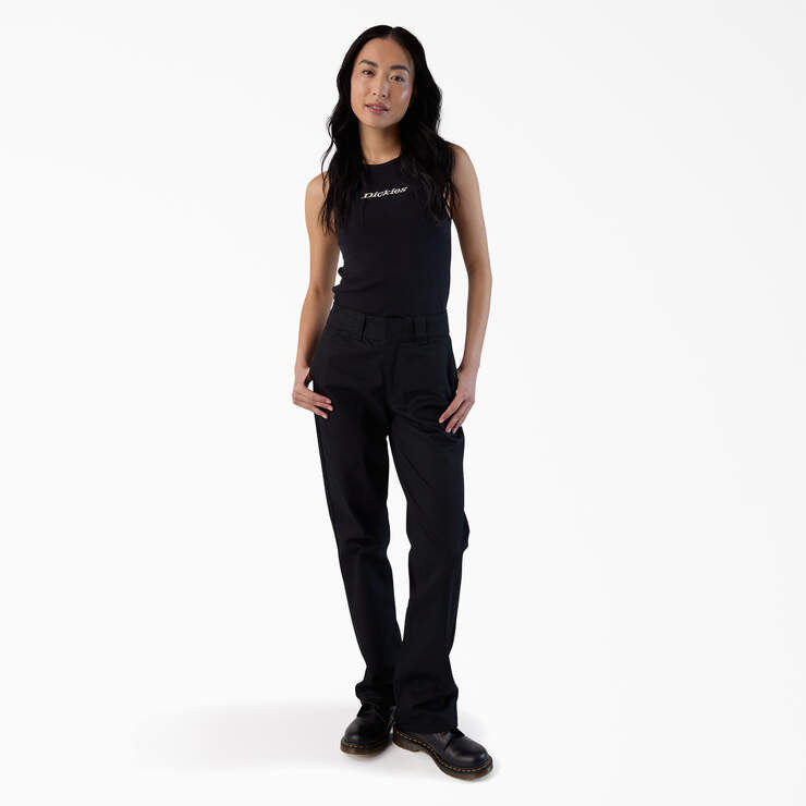 Dickies Women's Super Flex Bootcut Work Pants - Black