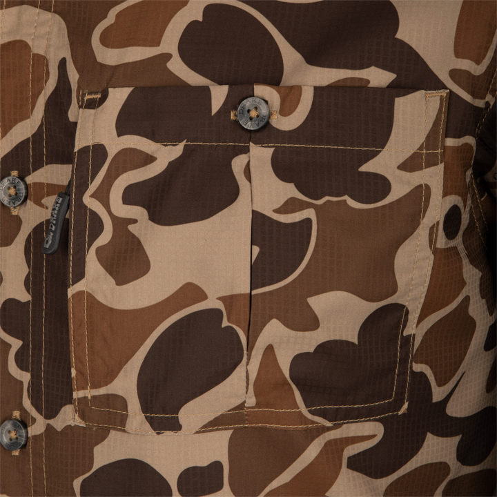 Drake Youth 8-Shot Short Sleeve Shirt - Old School