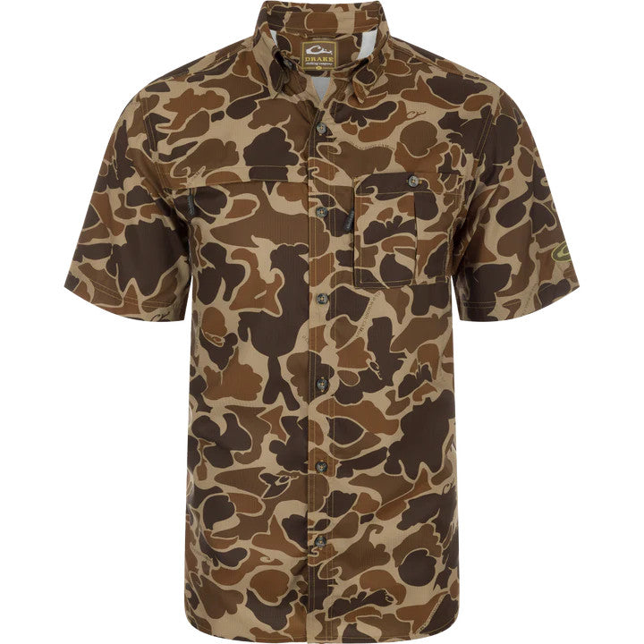 Drake Youth 8-Shot Short Sleeve Shirt - Old School