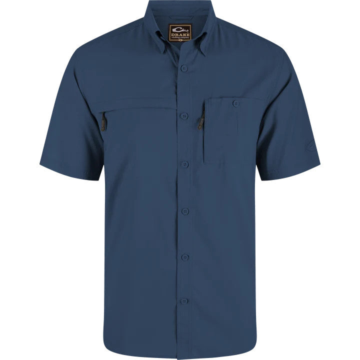 Drake 8-Shot Flyweight S/S Shirt - Ensign Blue