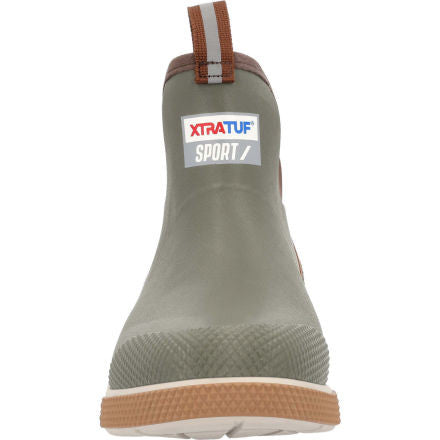 XTATUF Men's 6 Inch Ankle Deck Boot Sport - Olive
