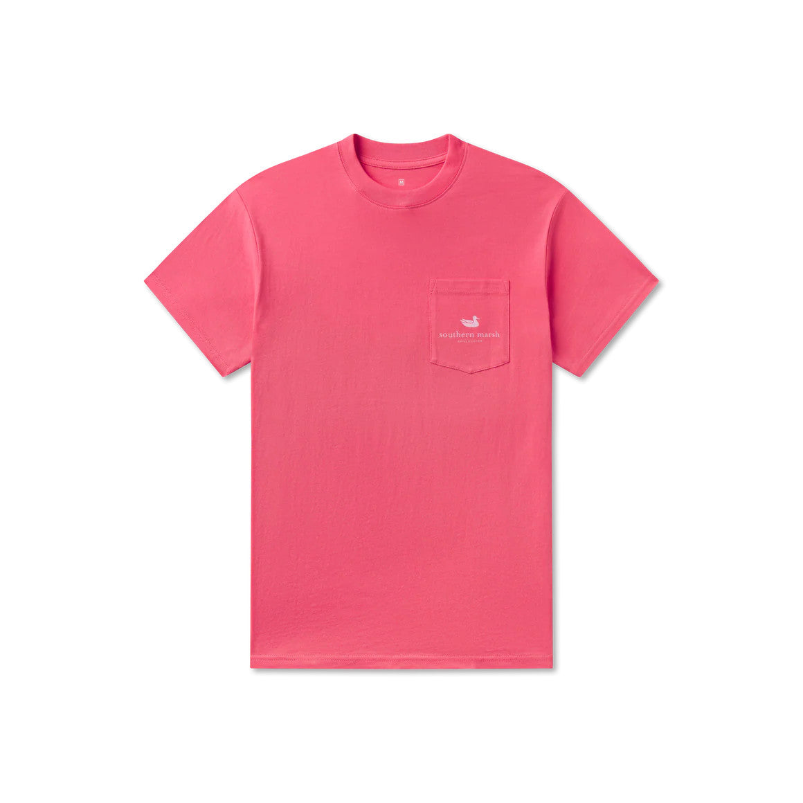 Southern Marsh Men's Freedom Cruise Tee - Hibiscus Pink