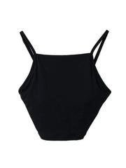 Simply Southern Women's Square Neck Sports Bra - Black