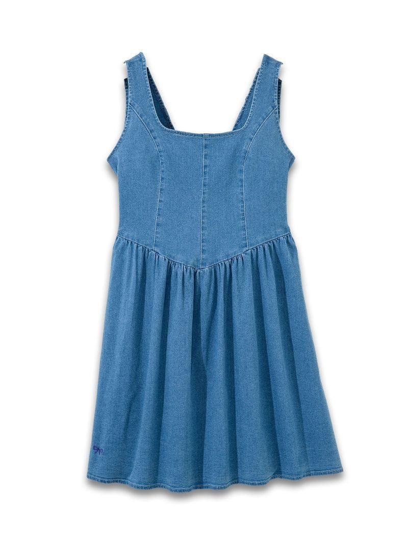 Simply Southern Women's Baby Blue Denim Dress