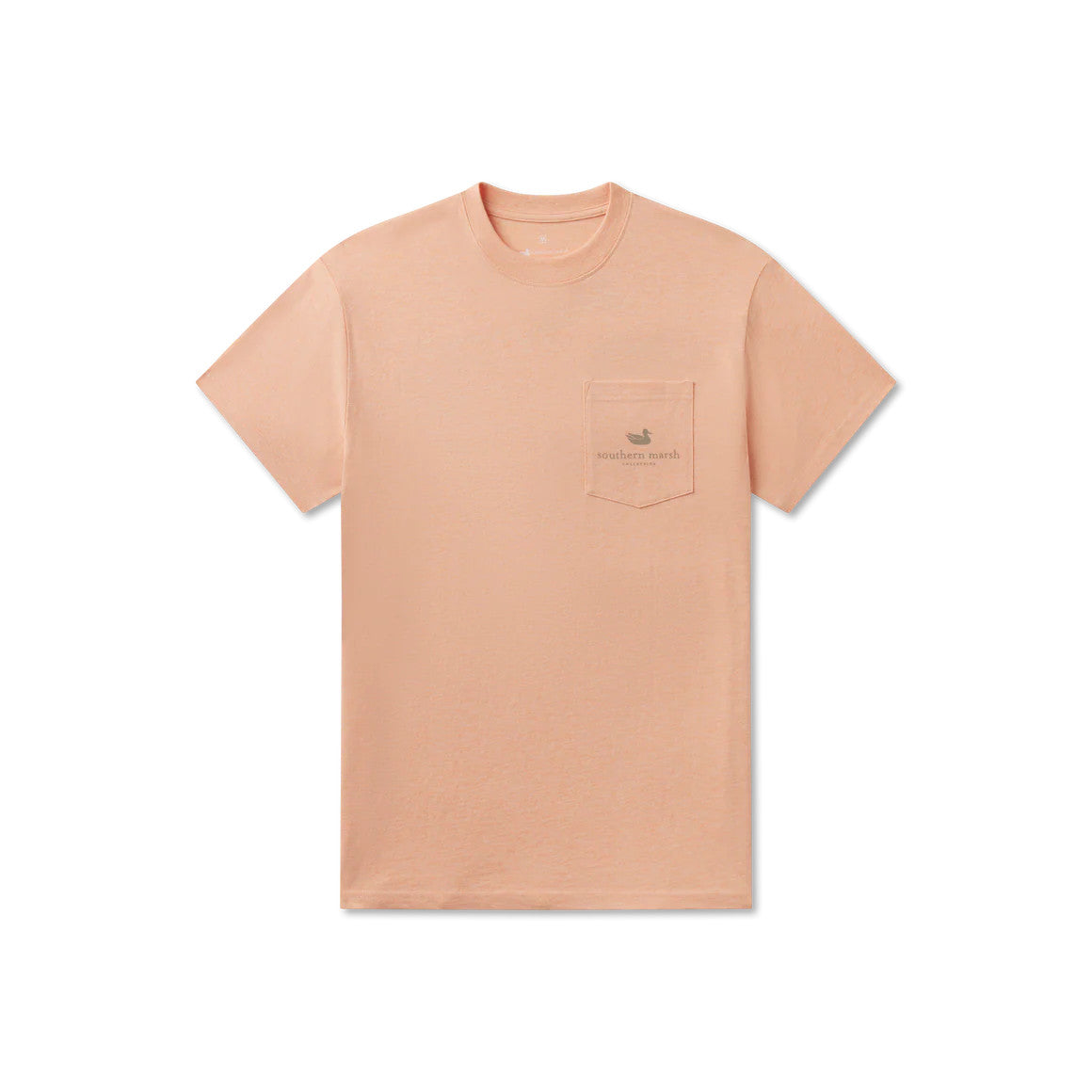 Southern Marsh Men's Originals - Camo - Flying Ducks Tee - Washed Sherbet