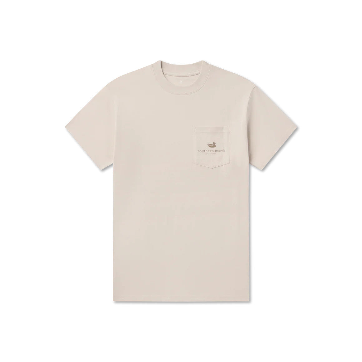 Southern Marsh Men's Originals - Camo - Bass Tee - Ash Grey