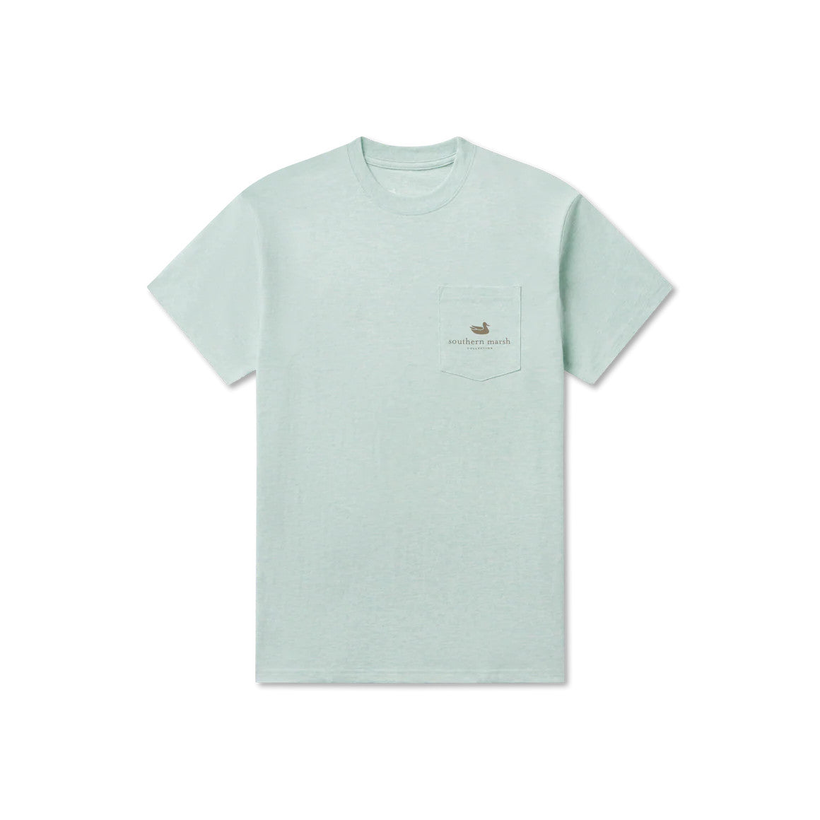 Southern Marsh Men's Originals - Camo - Pointer Tee - Washed Honeydew