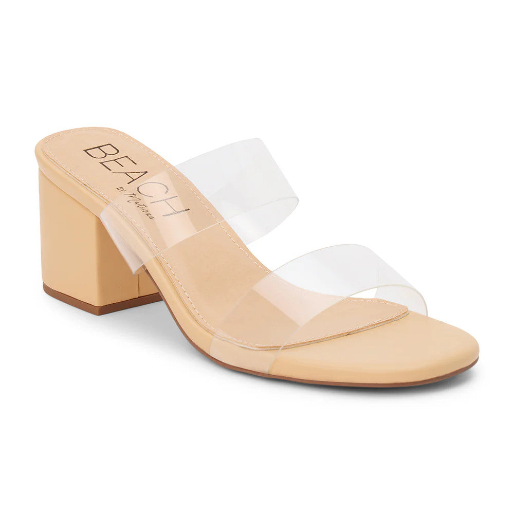 Beach By Matisse Aura Nude Block Heel Sandal - Nude