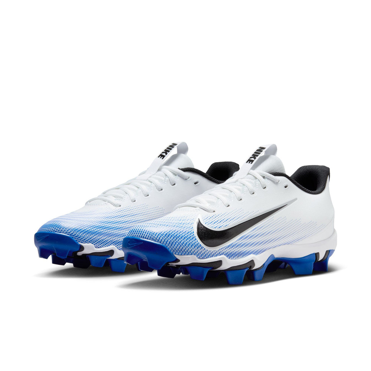 Nike Vapor Shark 3 Football Cleats - White/Black/Racer Blue