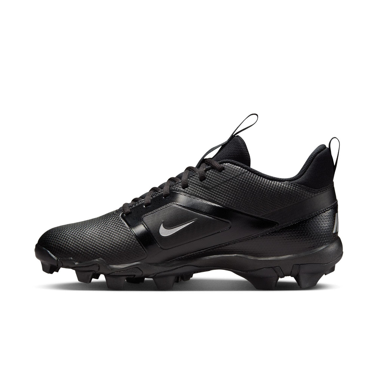 Nike Alpha Menace 4 Shark Men's Football Cleats - Black/Metallic Silver