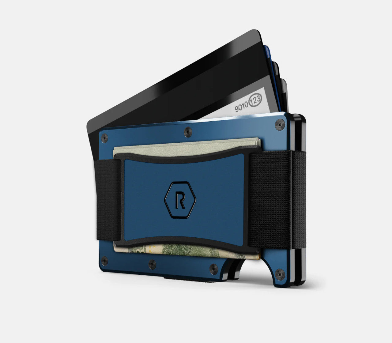 The Ridge Wallet - Alpine Navy with Cash Strap