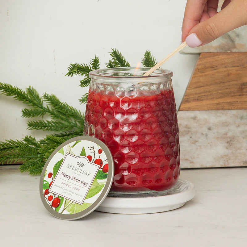Greenleaf Merry Memories Signature Candle