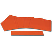 Champro Throw Down Rubber Bases – 5‑Piece Orange Set