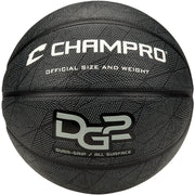 Champro Dura-Grip 230 Rubber Basketball - Black