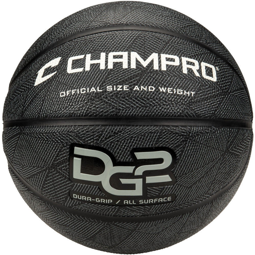Champro Dura-Grip 230 Rubber Basketball - Black