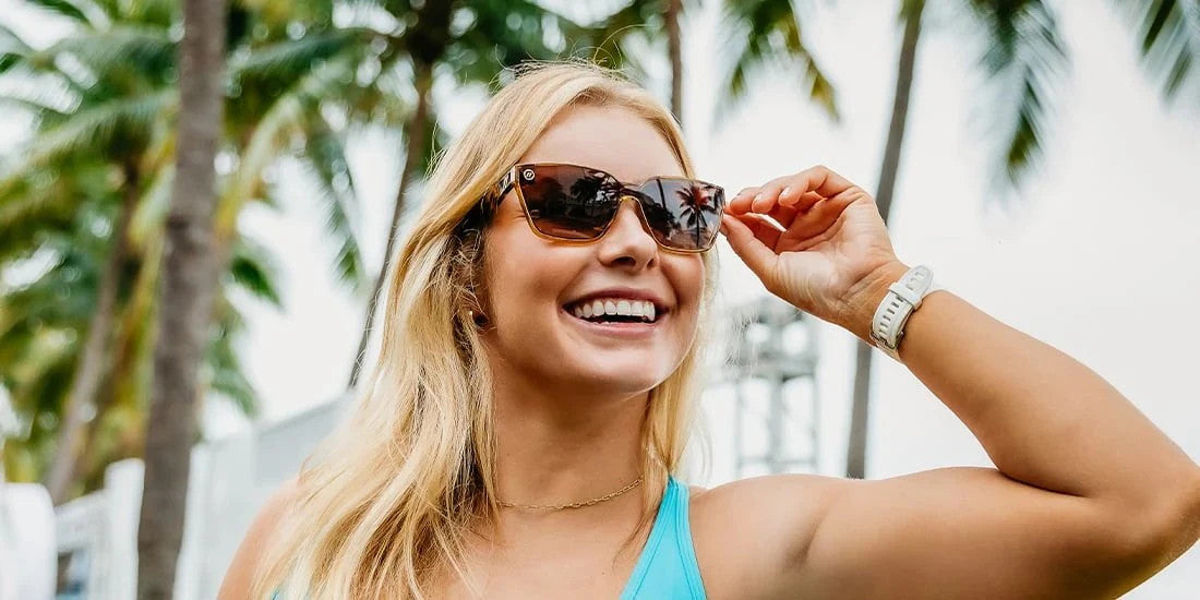 Blenders Eyewear Mave X2 Sunglasses - Golden Quartz/Amber