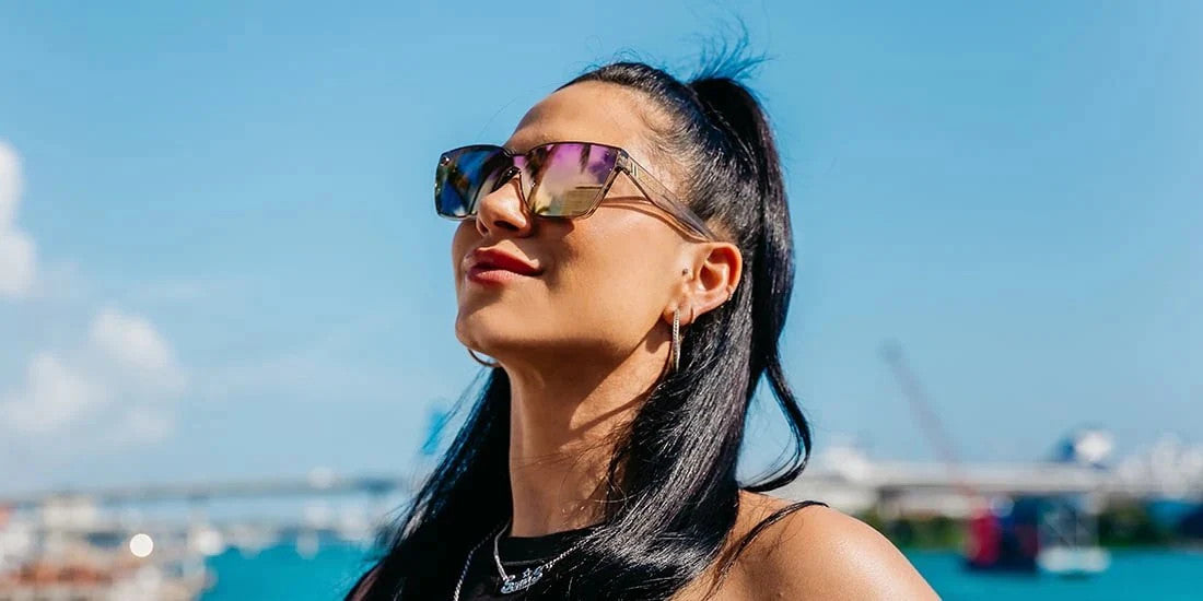 Blenders Eyewear Mave X2 Sunglasses - Mojave|Rainbow Lavender/Champagne