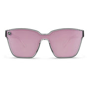 Blenders Buttertron Polarized Sunglasses – Fog - Crystal Gray Frame/Rose Gold Mirror Lens