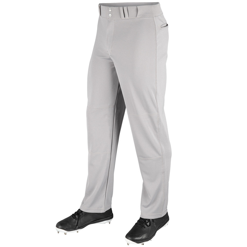 Champro Youth Open Bottom Relaxed Fit Baseball Pant - Grey