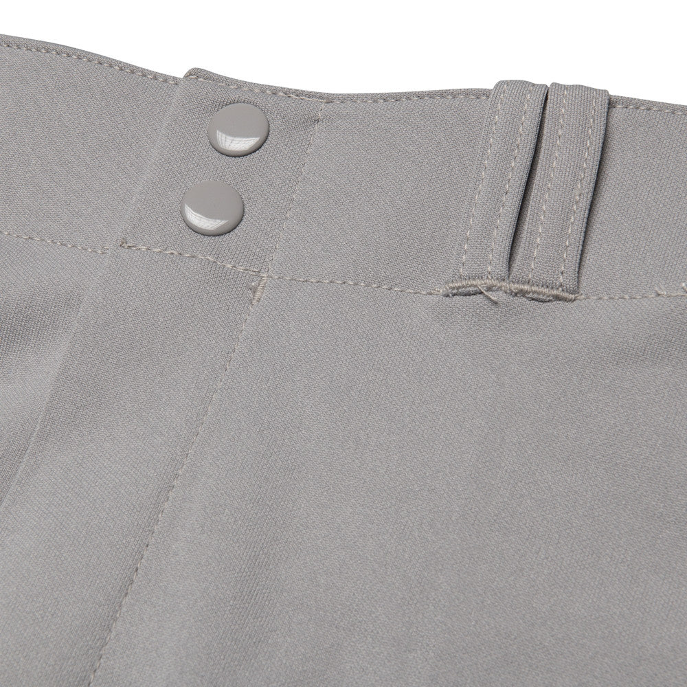 Champro Youth Open Bottom Relaxed Fit Baseball Pant - Grey
