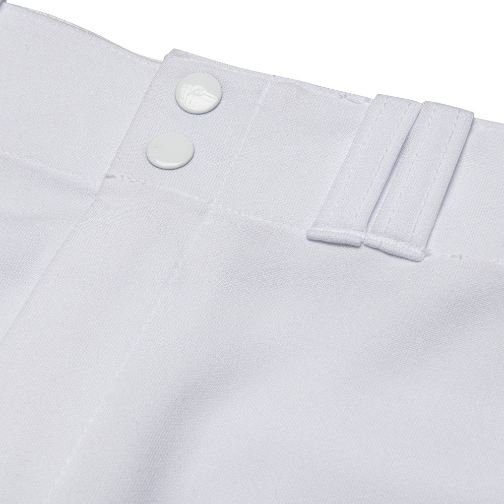 Champro Adult Open Bottom Relaxed Fit Baseball Pant - White