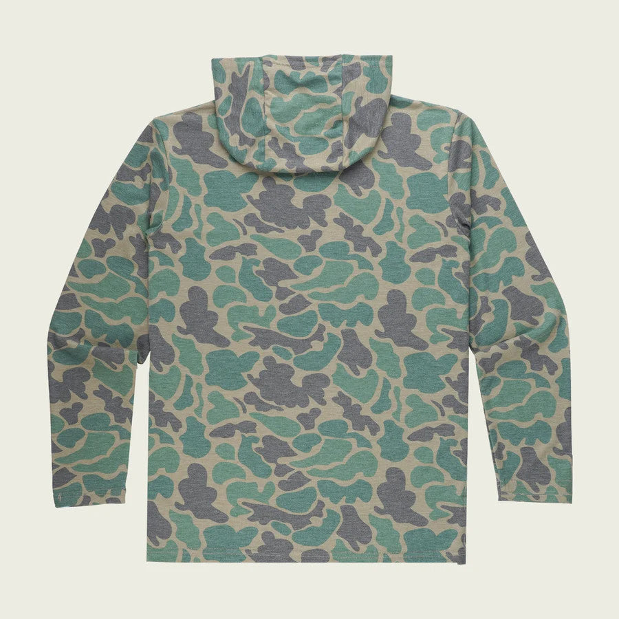 Marsh Wear Youth Buxton Tech Hoodie - Green Mallard Camo