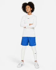 Nike Pro Dri-FIT Big Kids Tights - White/Black