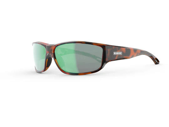 Rheos Bahias Floating Polarized Sunglasses – Tortoise/Emerald
