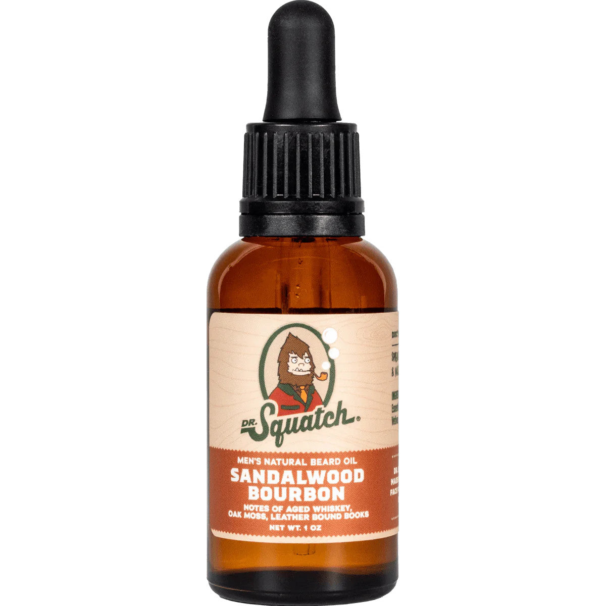 Dr. Squatch Sandalwood Bourbon Beard Oil