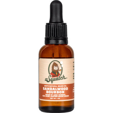 Dr. Squatch Sandalwood Bourbon Beard Oil