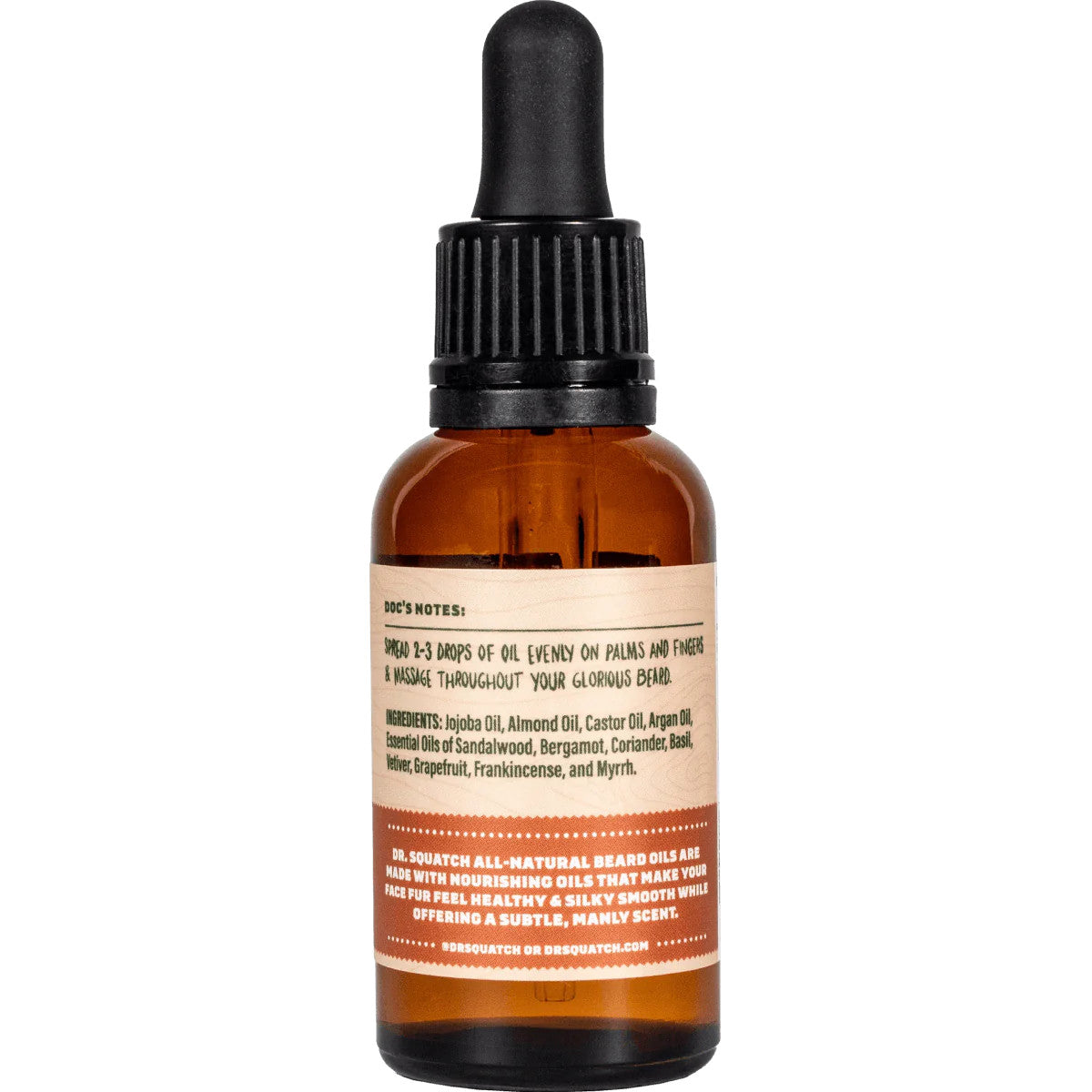 Dr. Squatch Sandalwood Bourbon Beard Oil