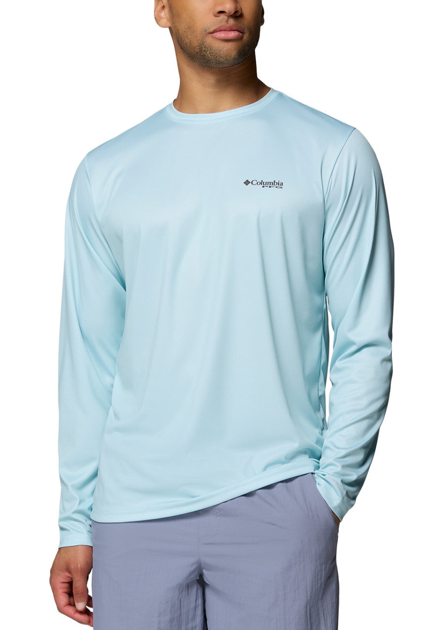 Columbia Men's Terminal Tackle PFG Shield Long Sleeve Shirt - Marine Light