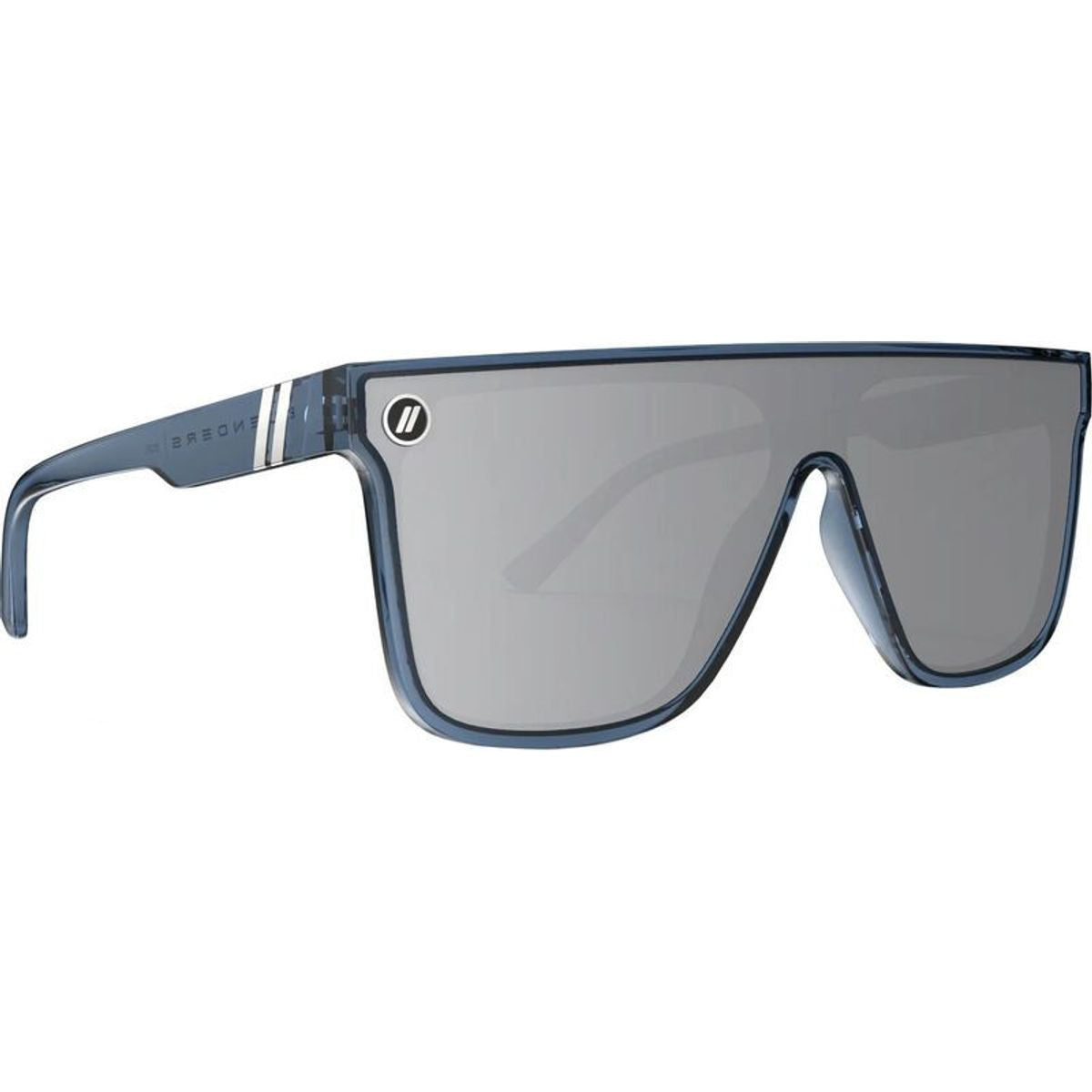 Blenders SciFi Polarized Shield Sunglasses – Deep Blue/Mirror Smoke