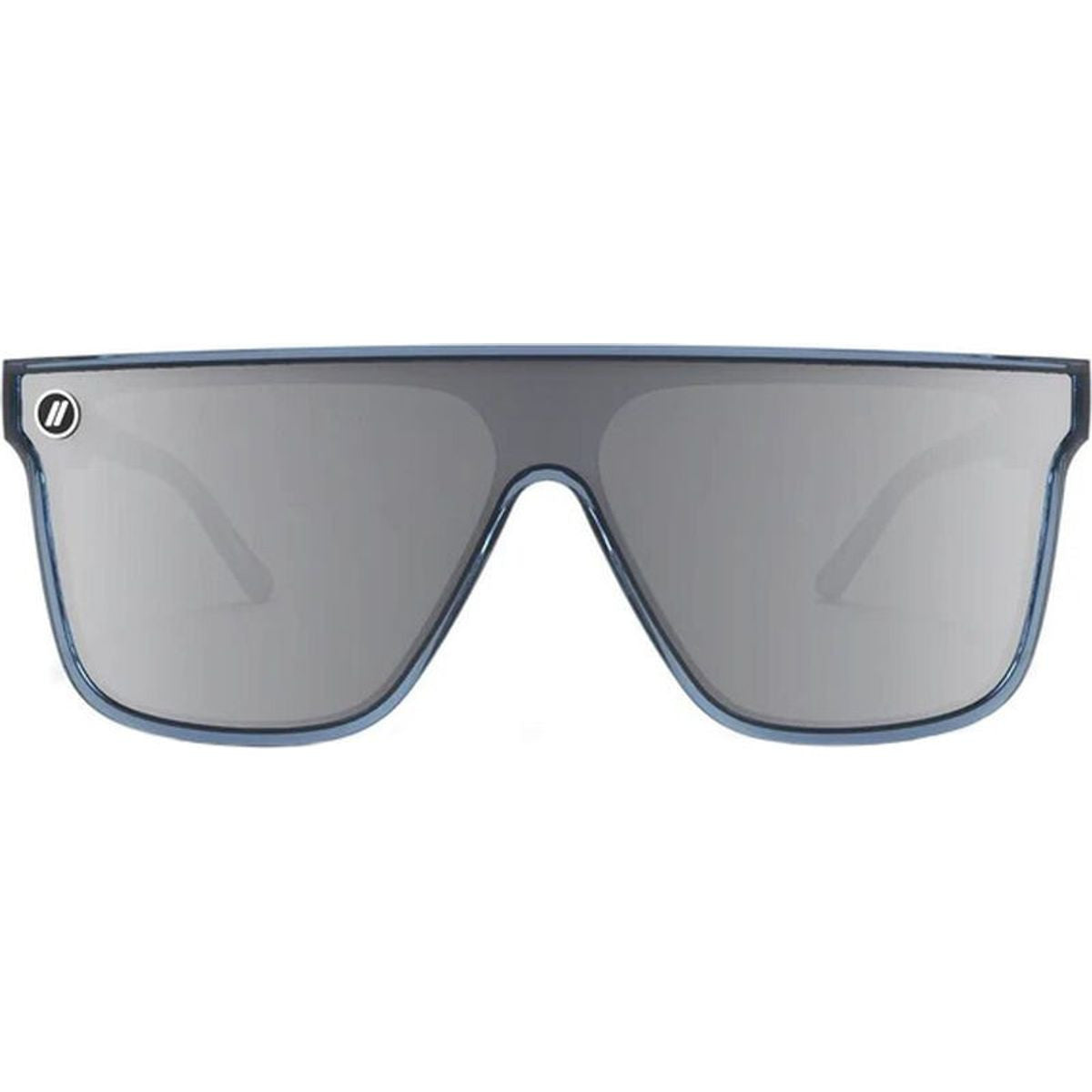 Blenders SciFi Polarized Shield Sunglasses – Deep Blue/Mirror Smoke