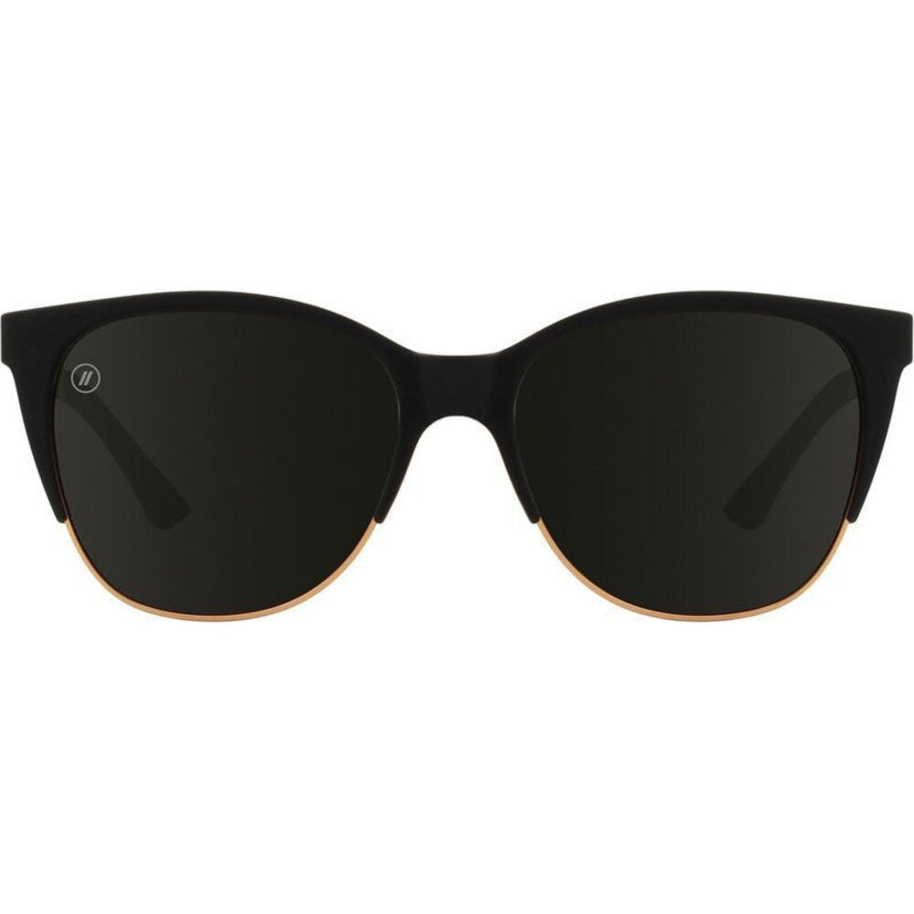 Blenders Starlet Polarized Sunglasses – Americano - Matte Black Frame/Bronze Metal/Smoke