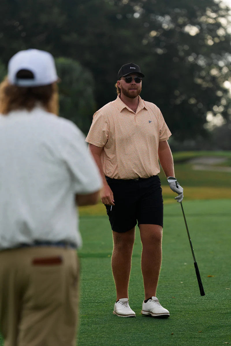 Breezy Golf Men's The Magnolia 3.0 Polo Orange