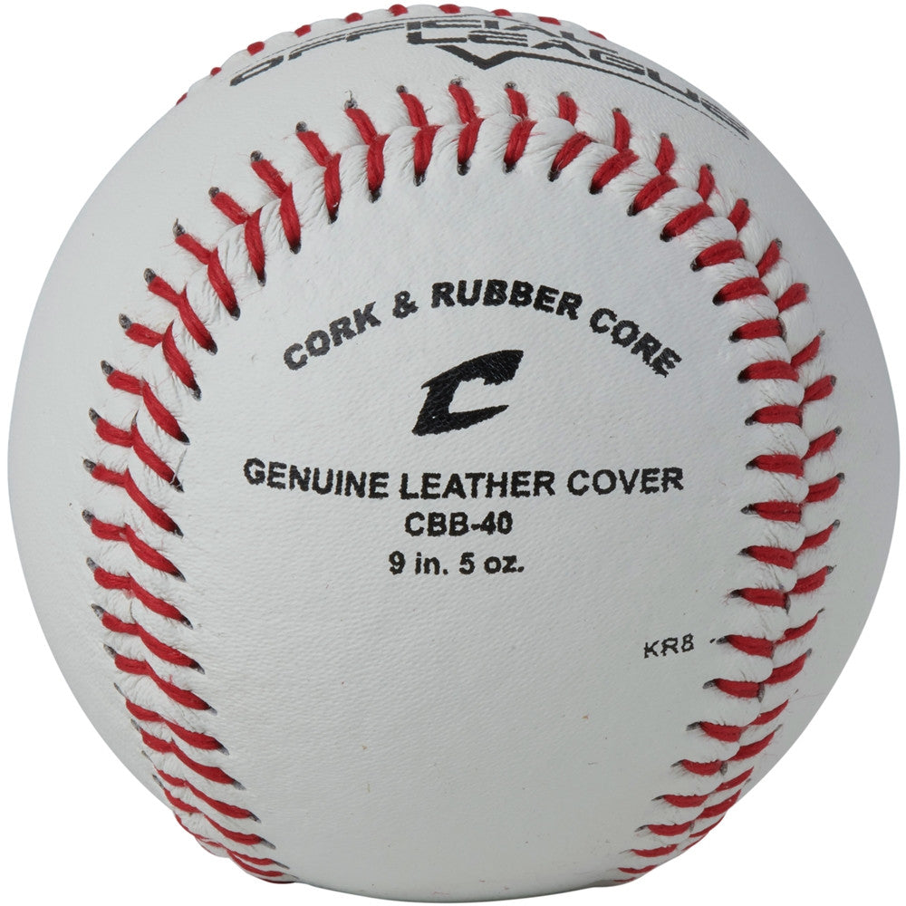 Champro Official League Baseball - Cork/Rubber Core - Genuine Leather Cover