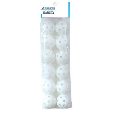 Champro 9" Plastic 12 Pack Poly Balls